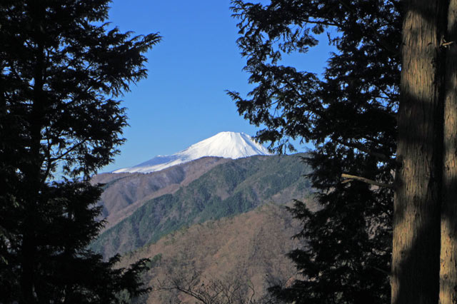 堀山の家の前の富士山!!  PENTAX Q