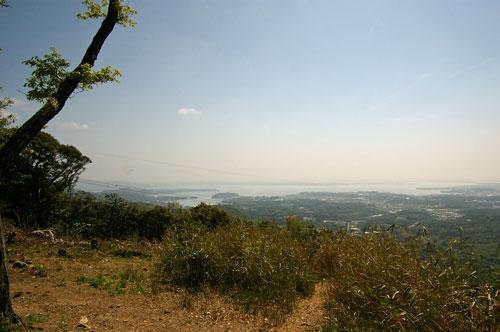 神石山より浜名湖の眺望