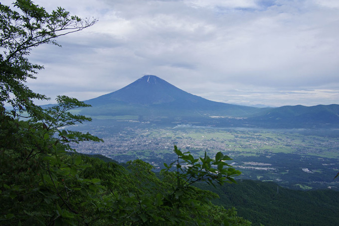 富士山と足柄の町