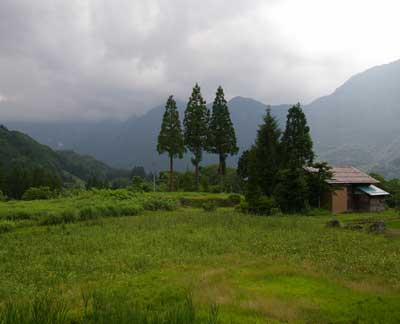秋山郷の景色