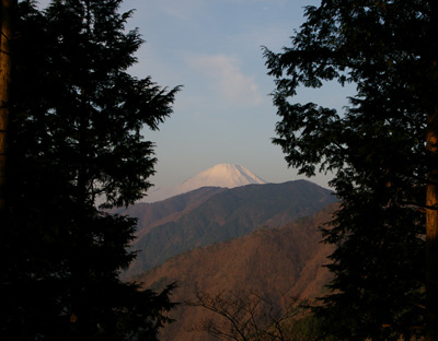 堀山の家からの富士
